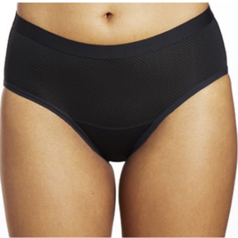 Thinx 2XL Women's Black hiphugger leak control underwear